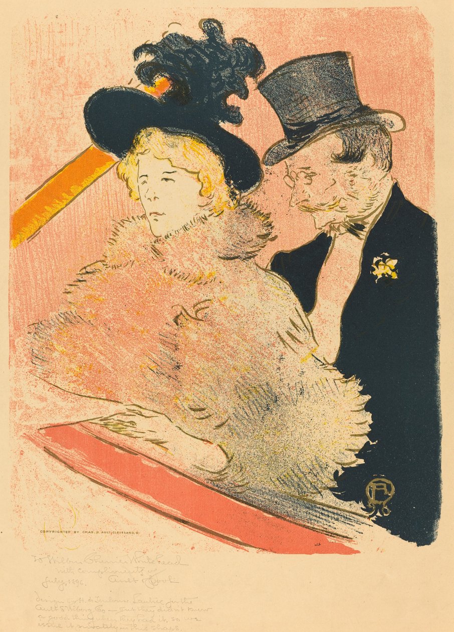 Ved koncerten (Au koncert) af Henri de Toulouse Lautrec