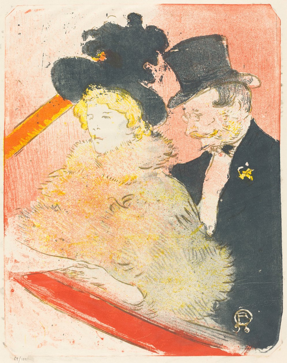 Ved koncerten (Au koncert) af Henri de Toulouse Lautrec