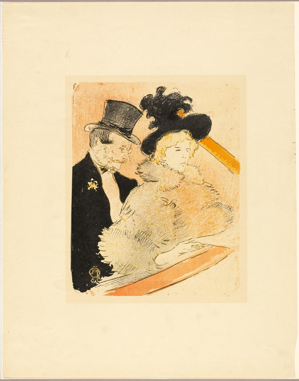 Ved koncerten af Henri de Toulouse Lautrec