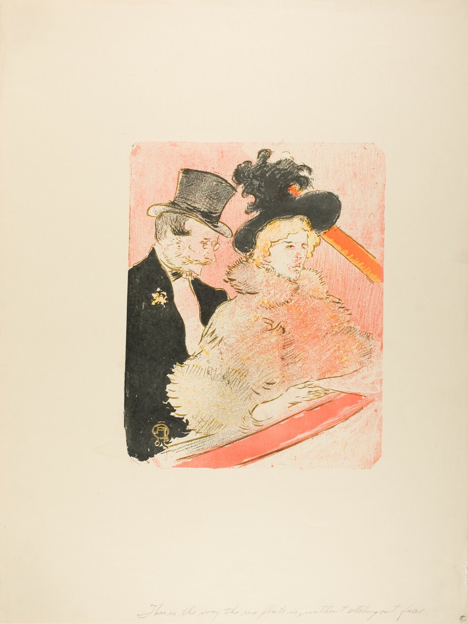 Ved koncerten af Henri de Toulouse Lautrec