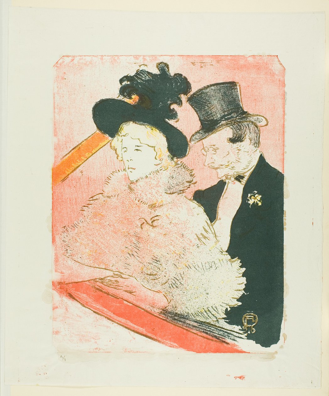Ved koncerten af Henri de Toulouse Lautrec