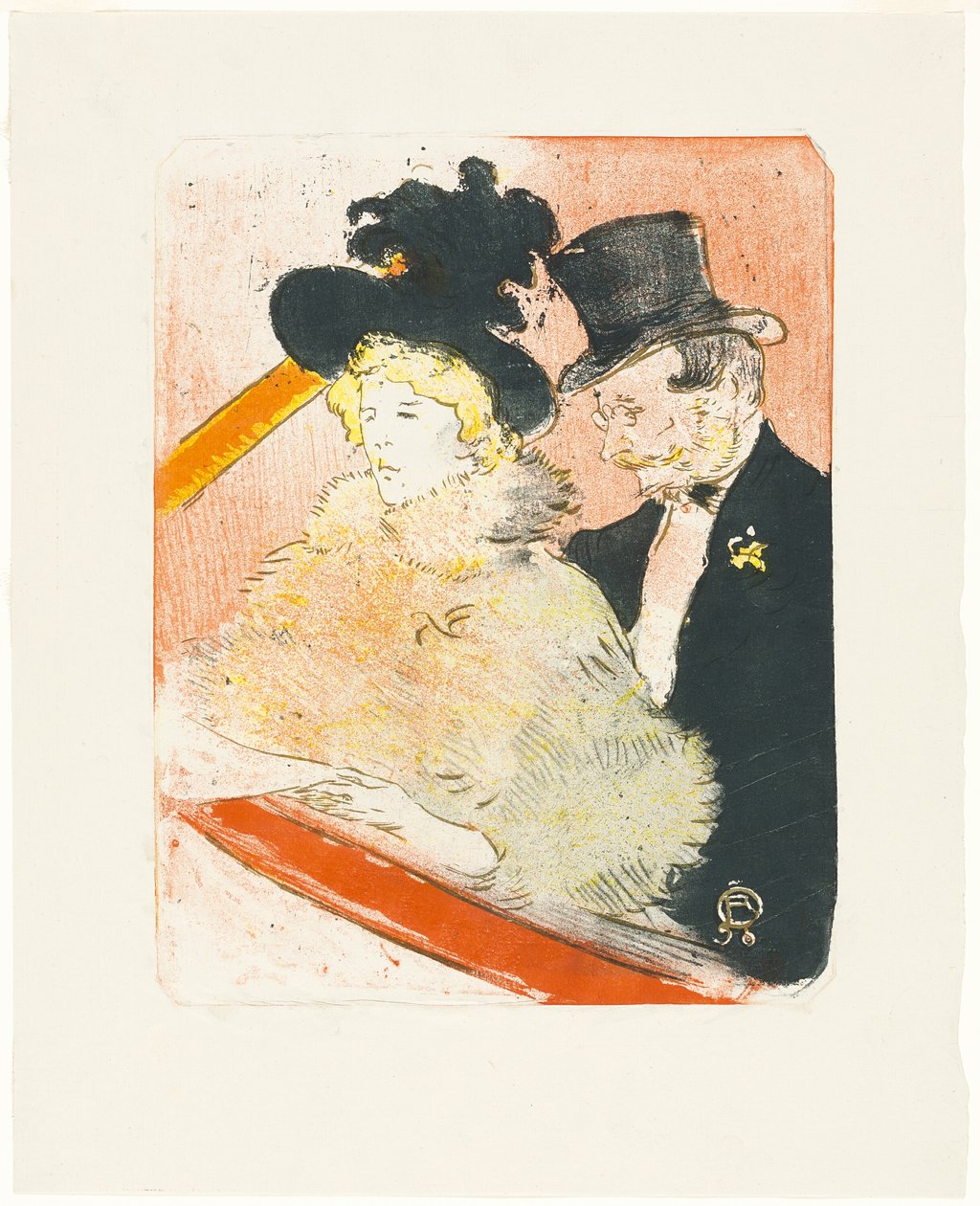 Ved koncerten af Henri de Toulouse Lautrec