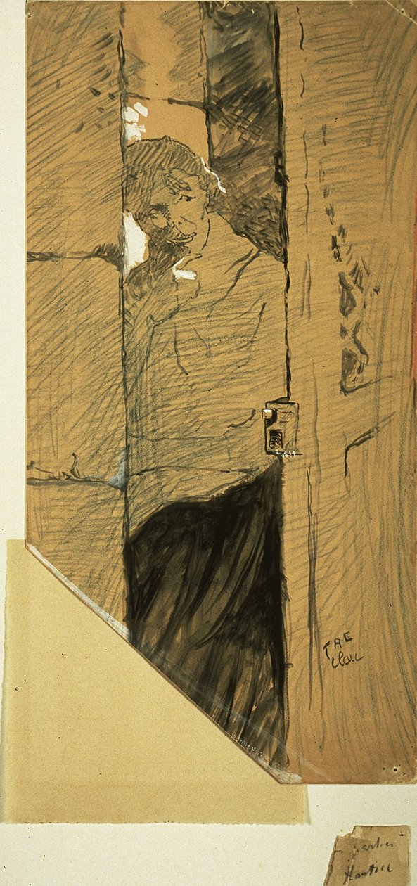 Ved døren af Henri de Toulouse Lautrec