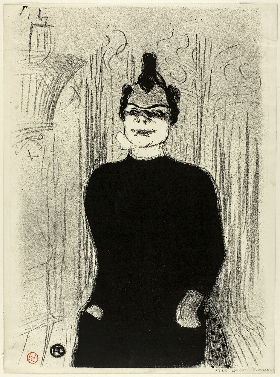 Hos Gaieté Rochechouart: Nicolle af Henri de Toulouse Lautrec