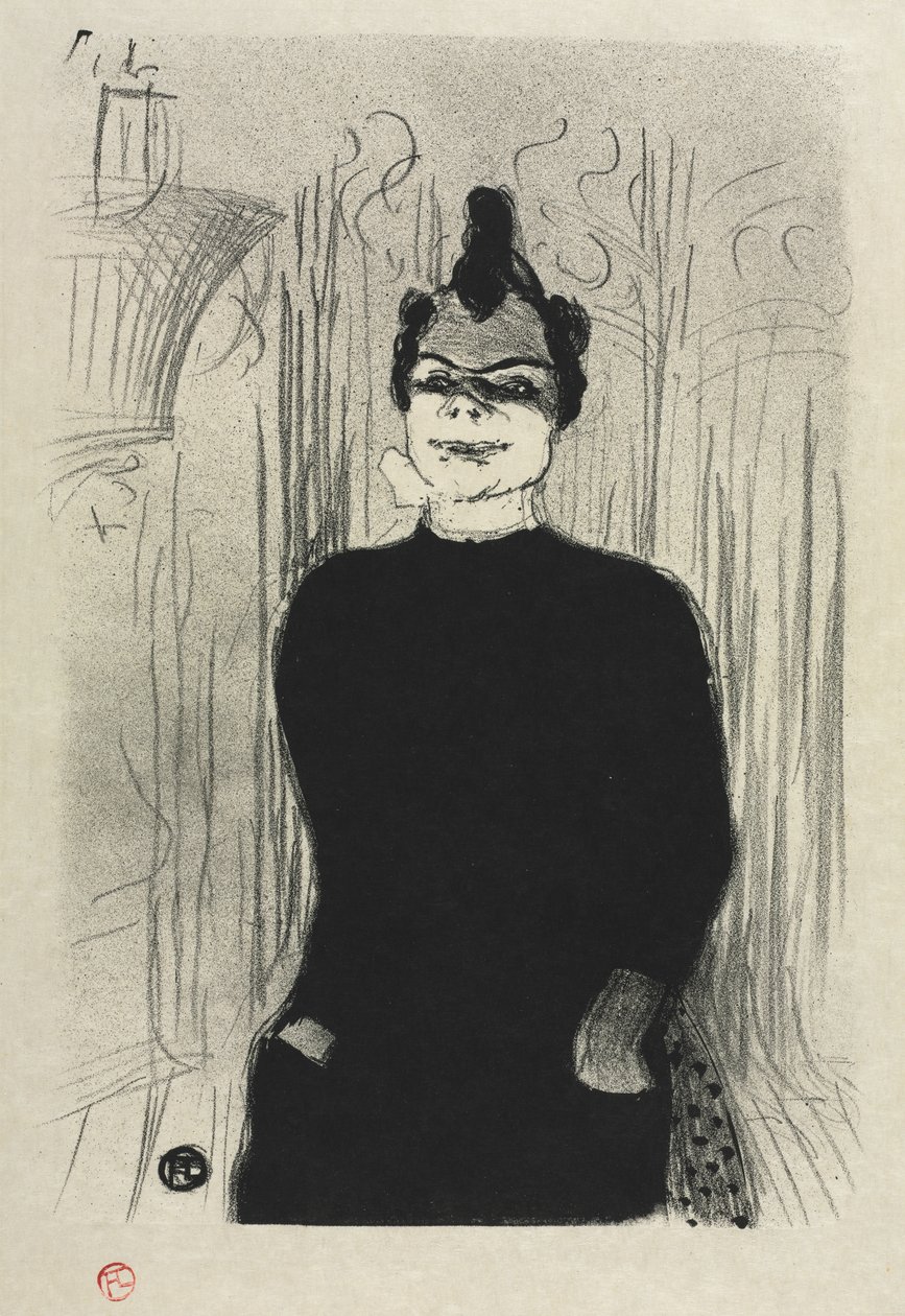 Hos Gaieté Rochechouart: Nicolle af Henri de Toulouse Lautrec