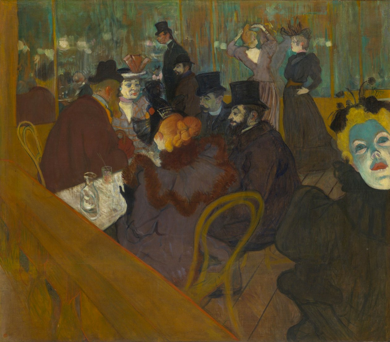 På Moulin Rouge af Henri de Toulouse Lautrec