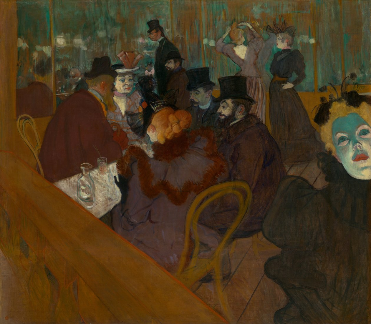 På Moulin Rouge af Henri de Toulouse Lautrec