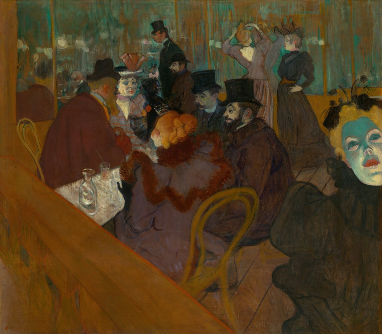 Ved Moulin Rouge, 189295. af Henri de Toulouse Lautrec
