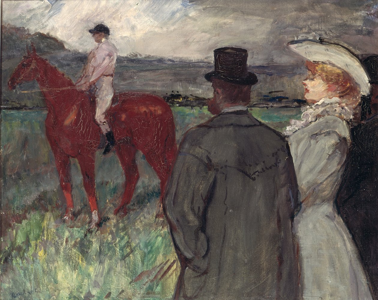 På Væddeløbsbanen af Henri de Toulouse Lautrec