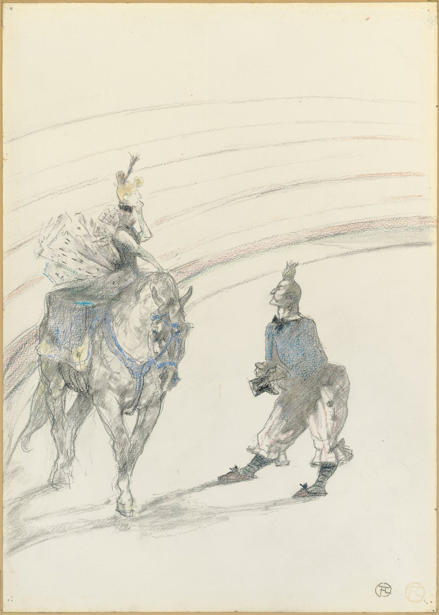 På Cirkus: Panelrytter, 1899 af Henri de Toulouse Lautrec