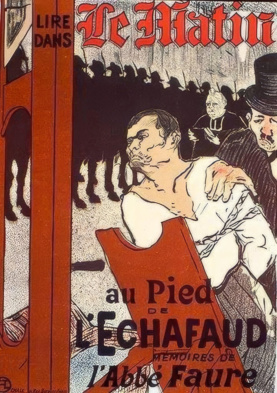 Ved foden af stilladset af Henri de Toulouse Lautrec