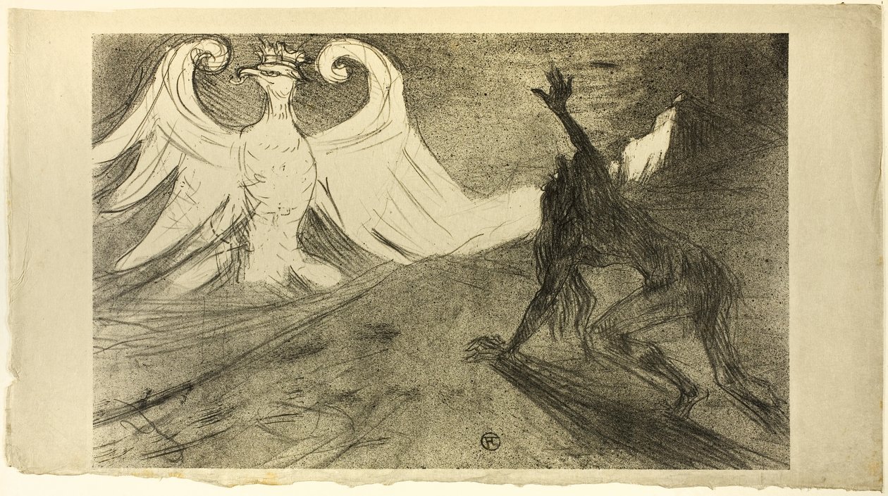 Ved foden af ​​Sinai, afvist dækning af Henri de Toulouse Lautrec