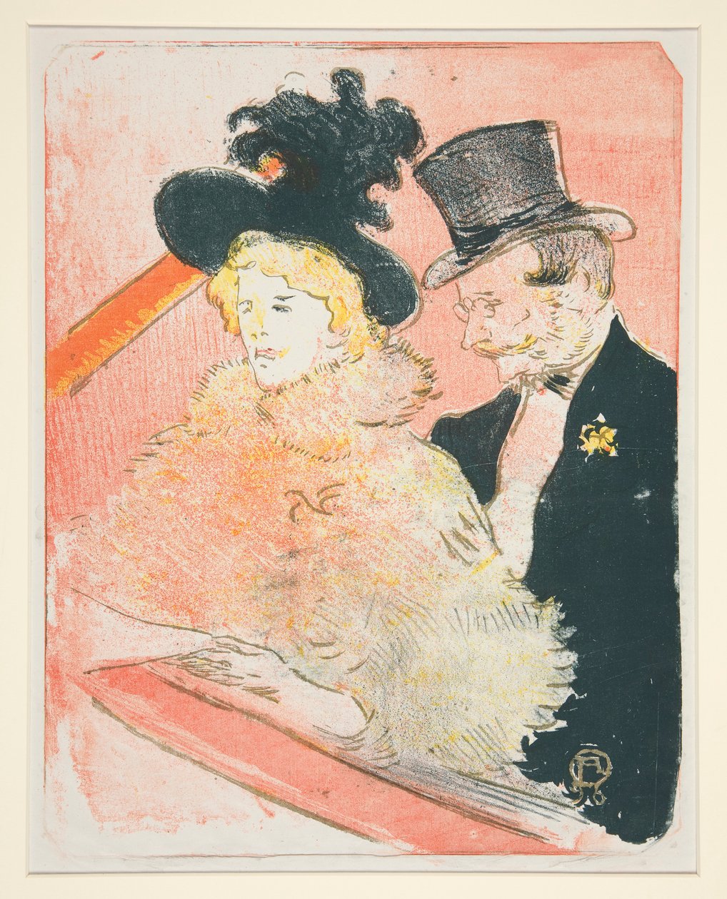 Au-koncert (ved koncerten) af Henri de Toulouse Lautrec