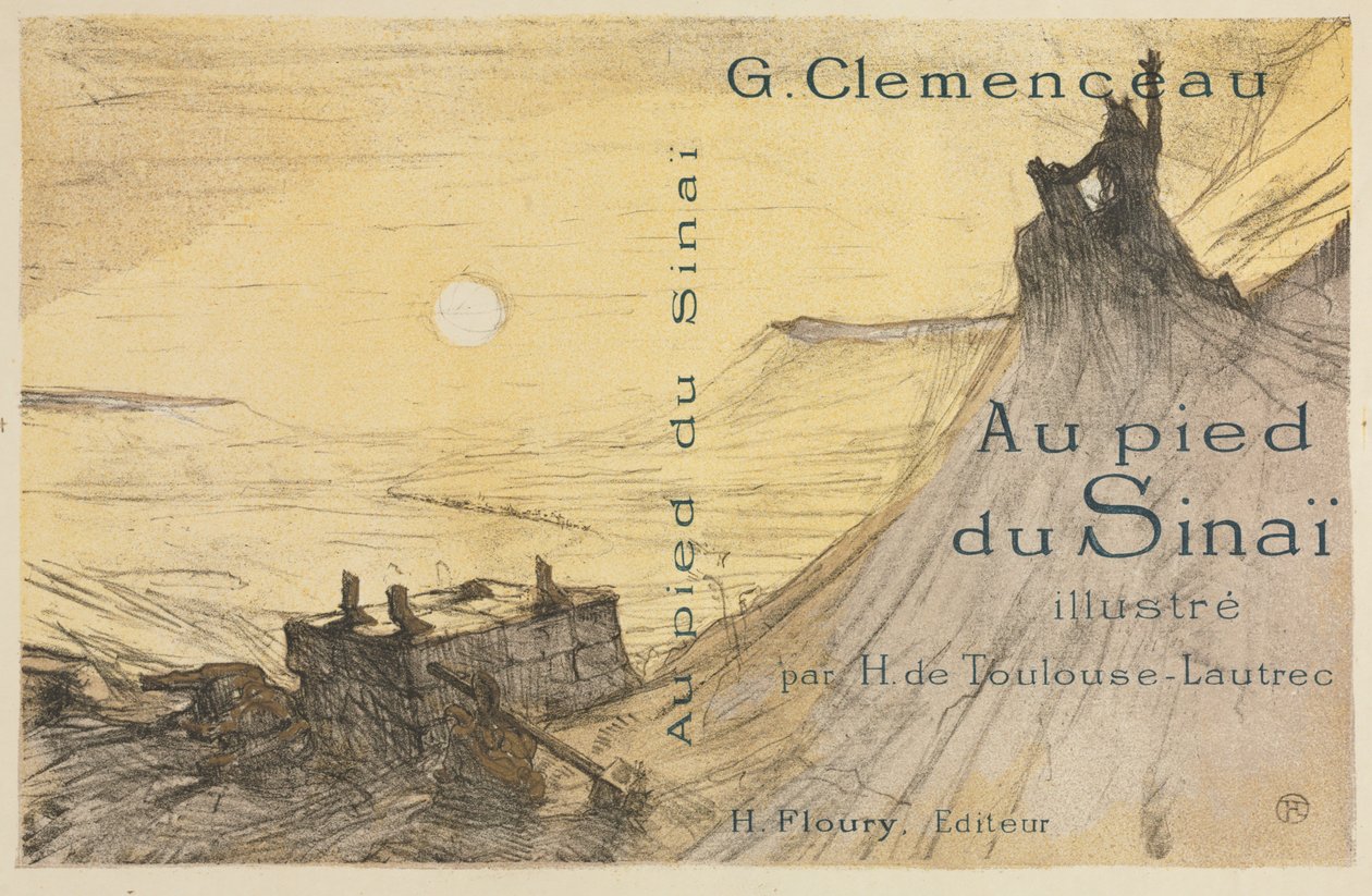 Ved foden af ​​Sinai: Dæk af Henri de Toulouse Lautrec