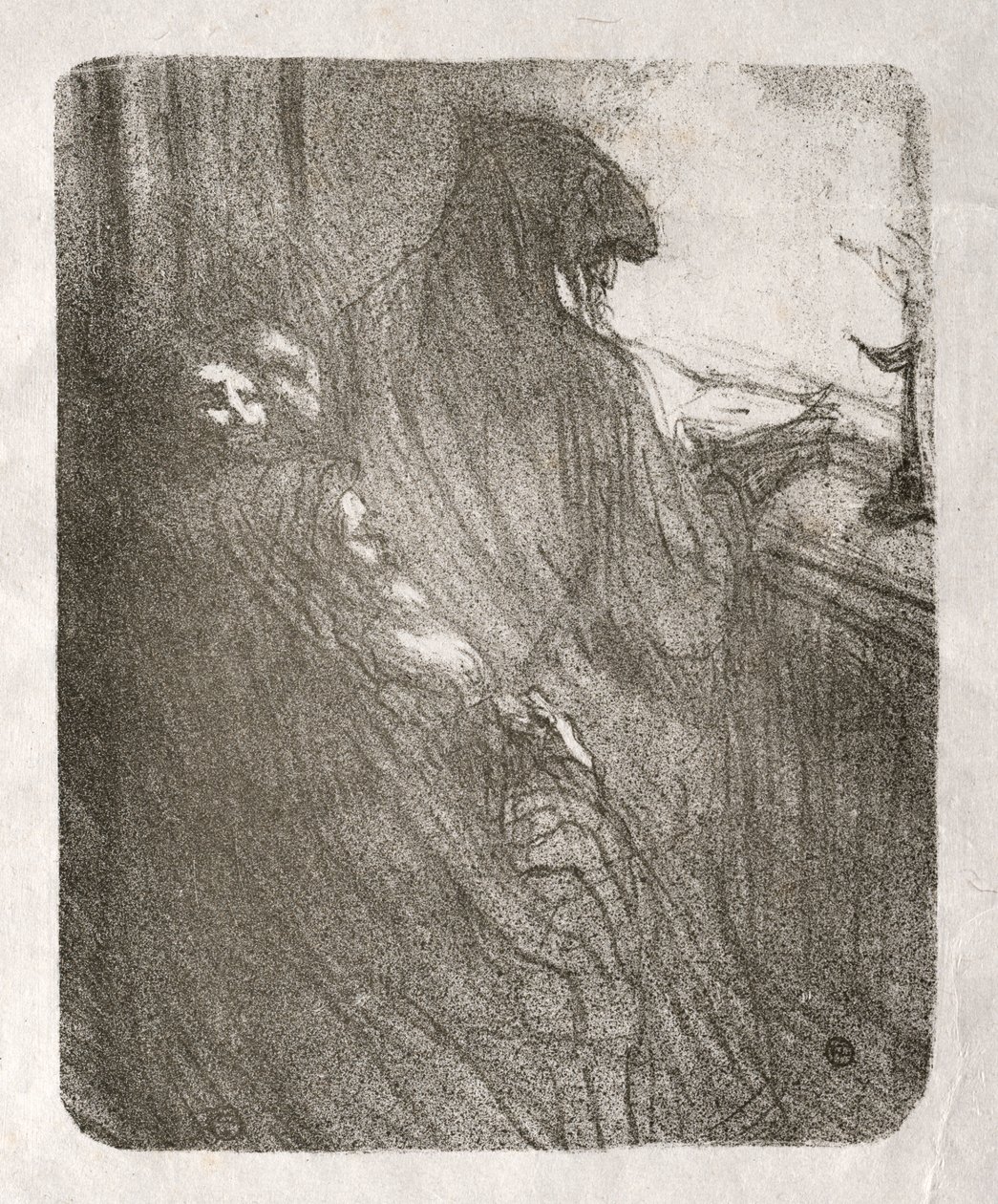 Ved foden af ​​Sinai: De polske jøders bøn af Henri de Toulouse Lautrec