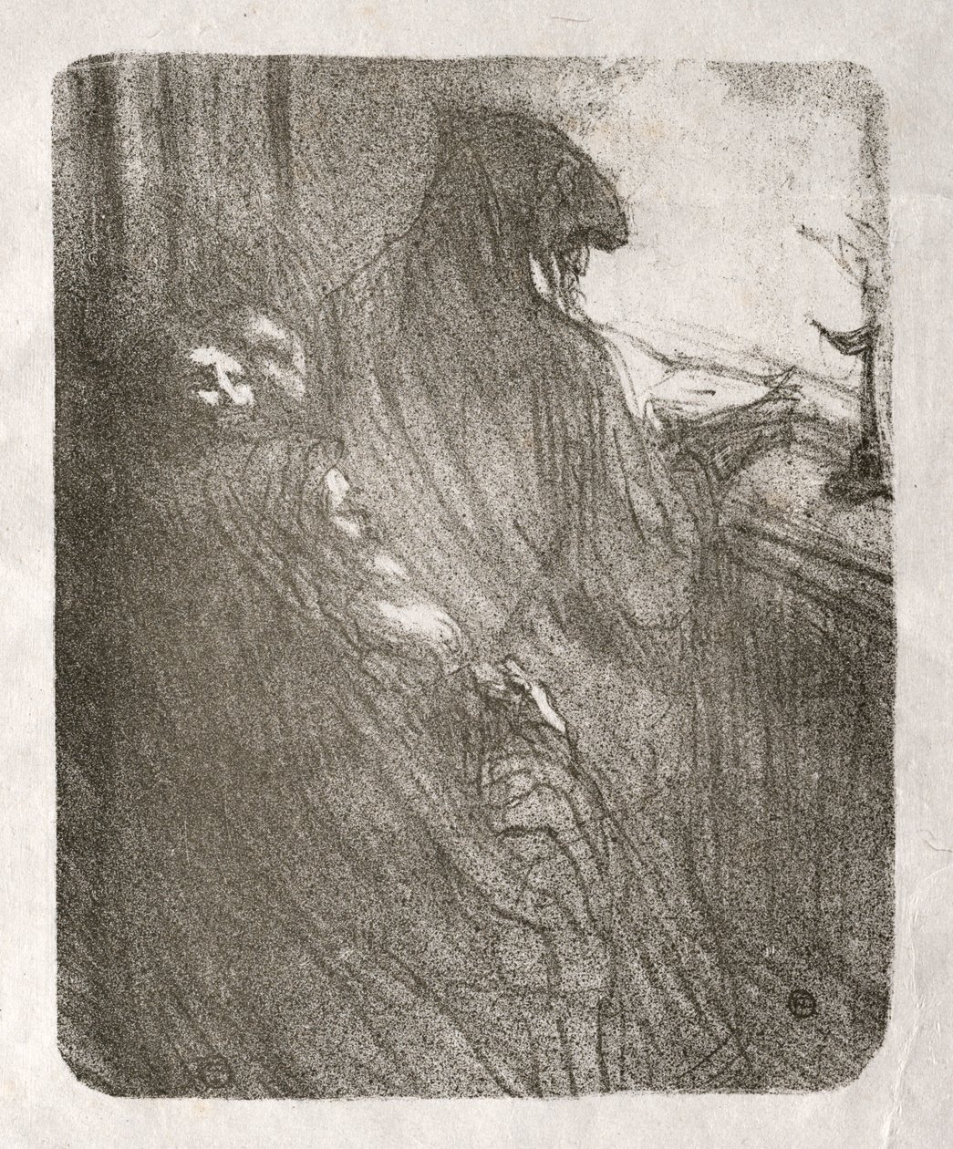Ved foden af ​​Sinai: De polske jøders bøn, 1898. af Henri de Toulouse Lautrec