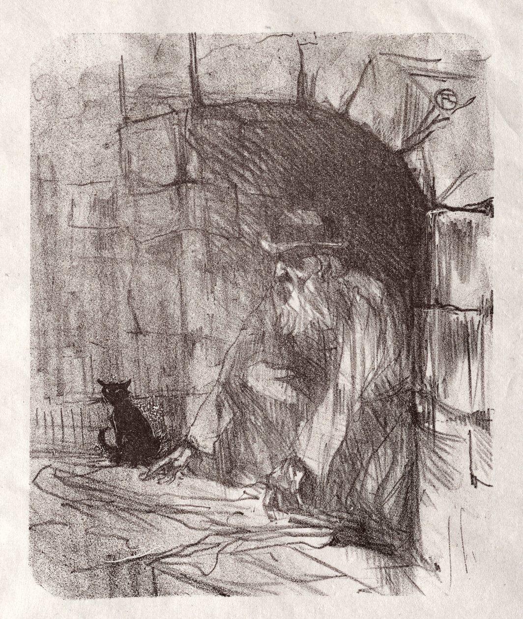 Ved foden af ​​Sinai: En bagbutik i Krakow af Henri de Toulouse Lautrec