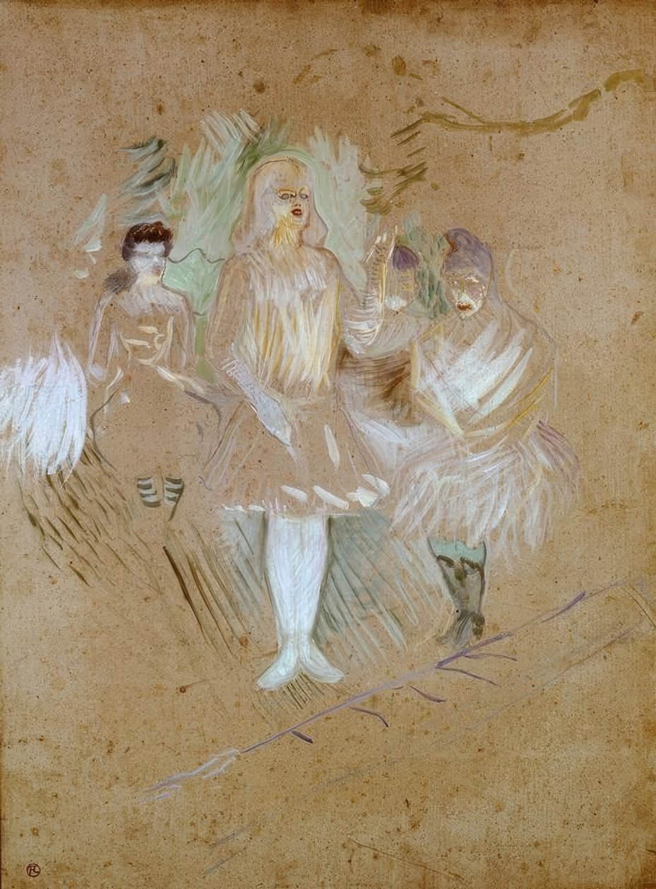 Aux Folies-Bergère: Ekstramateriale af Henri de Toulouse Lautrec
