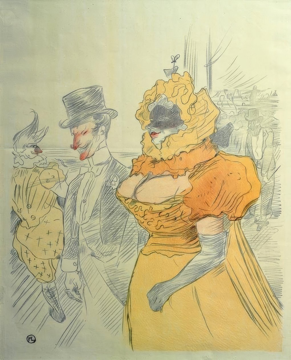 Elevbold af Henri de Toulouse Lautrec