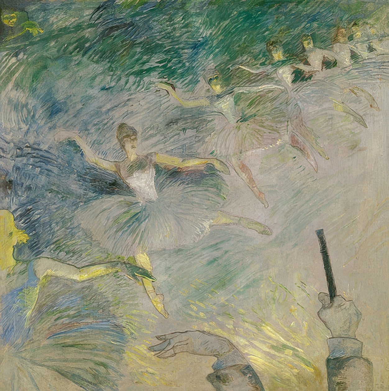 Balletdansere. 1885/86 af Henri de Toulouse Lautrec