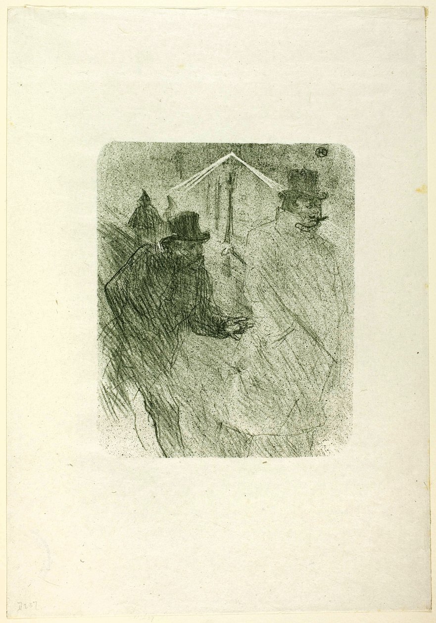 Baron Moïse Begging, fra Au Pied du Sinaï af Henri de Toulouse Lautrec