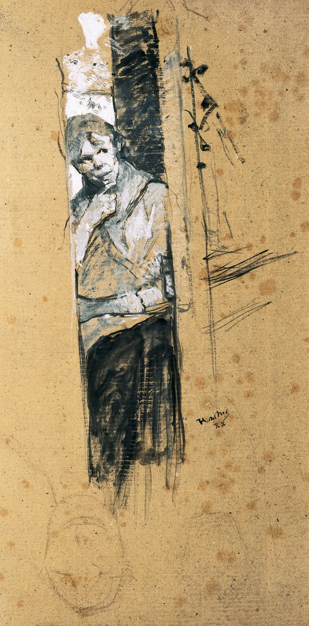 Bag scenen af Henri de Toulouse Lautrec
