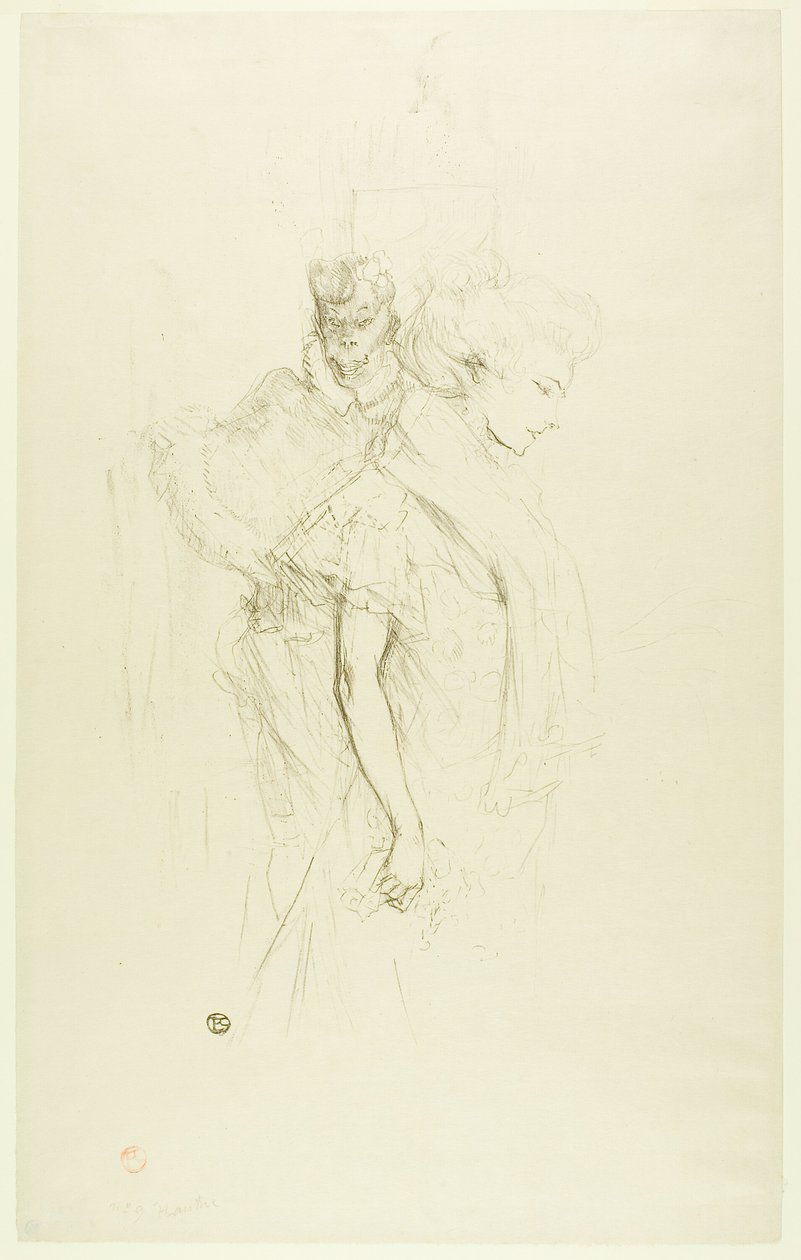 Hvid og sort af Henri de Toulouse Lautrec