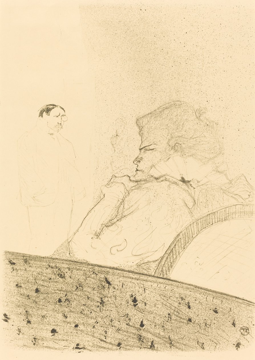 Brandes i sin æske af Henri de Toulouse Lautrec