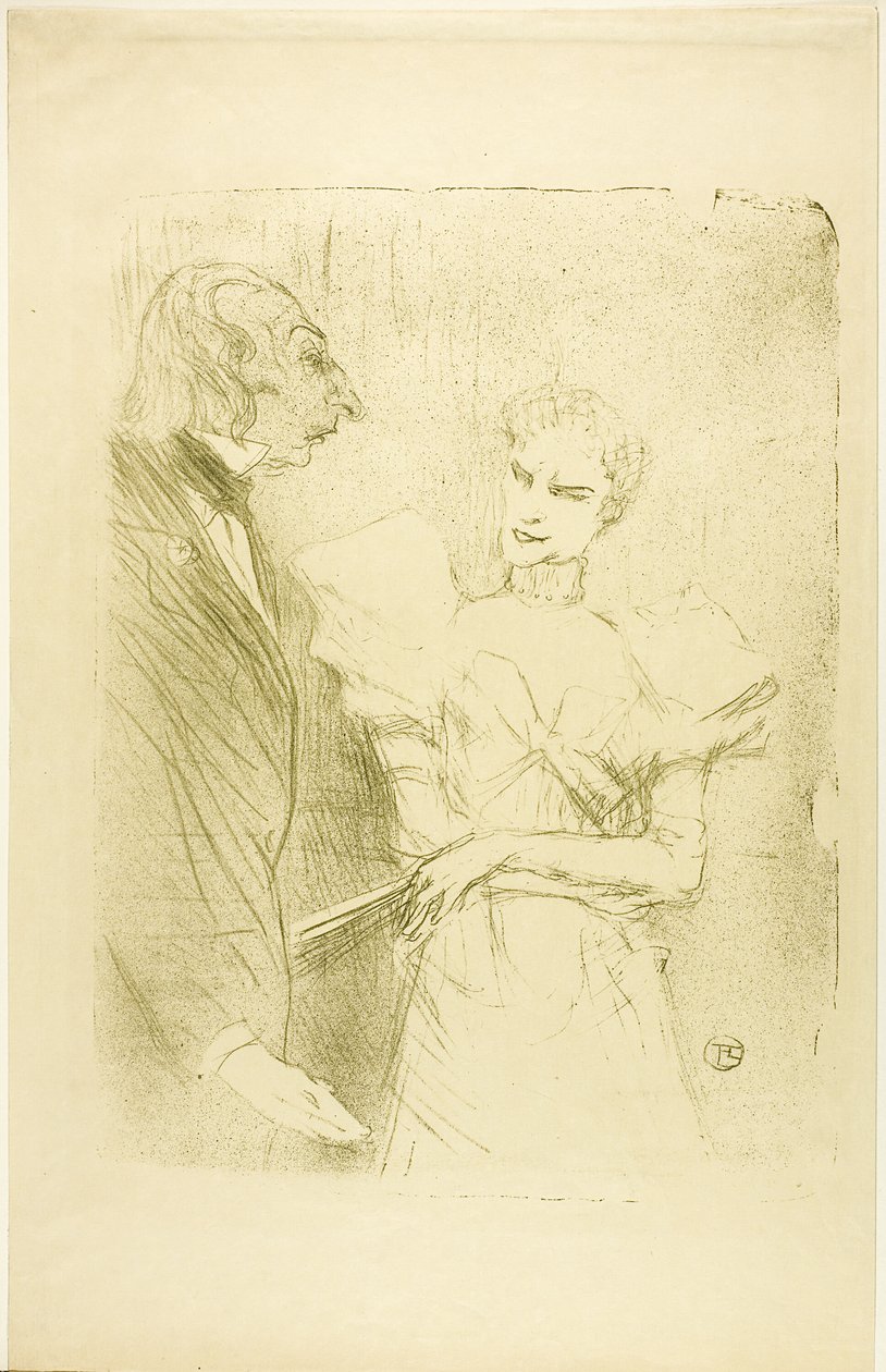 Brandès og Leloir, i Les Cabotins af Henri de Toulouse Lautrec