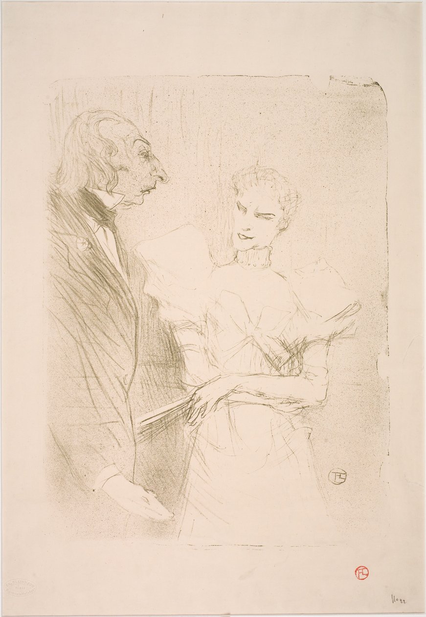 Brandès og Leloir, i Cabotins af Henri de Toulouse Lautrec