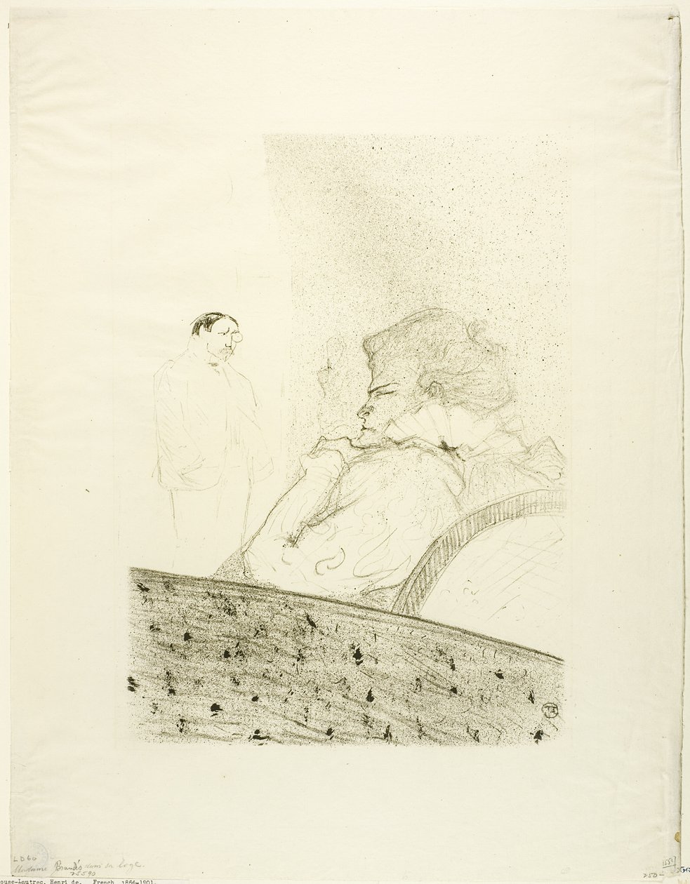 Brandès i sin æske af Henri de Toulouse Lautrec