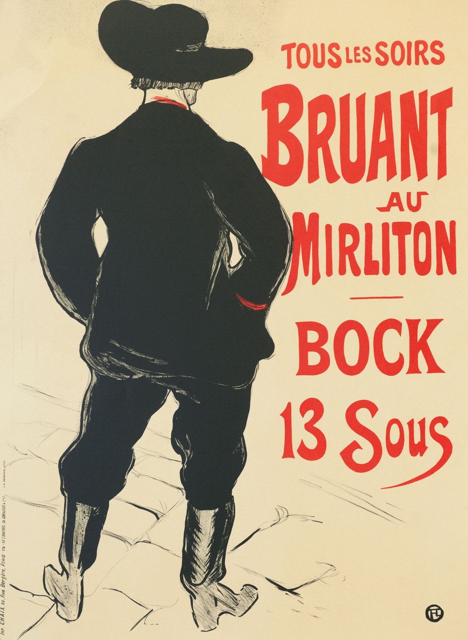 Sparrow ved Mirliton, 1893. af Henri de Toulouse Lautrec