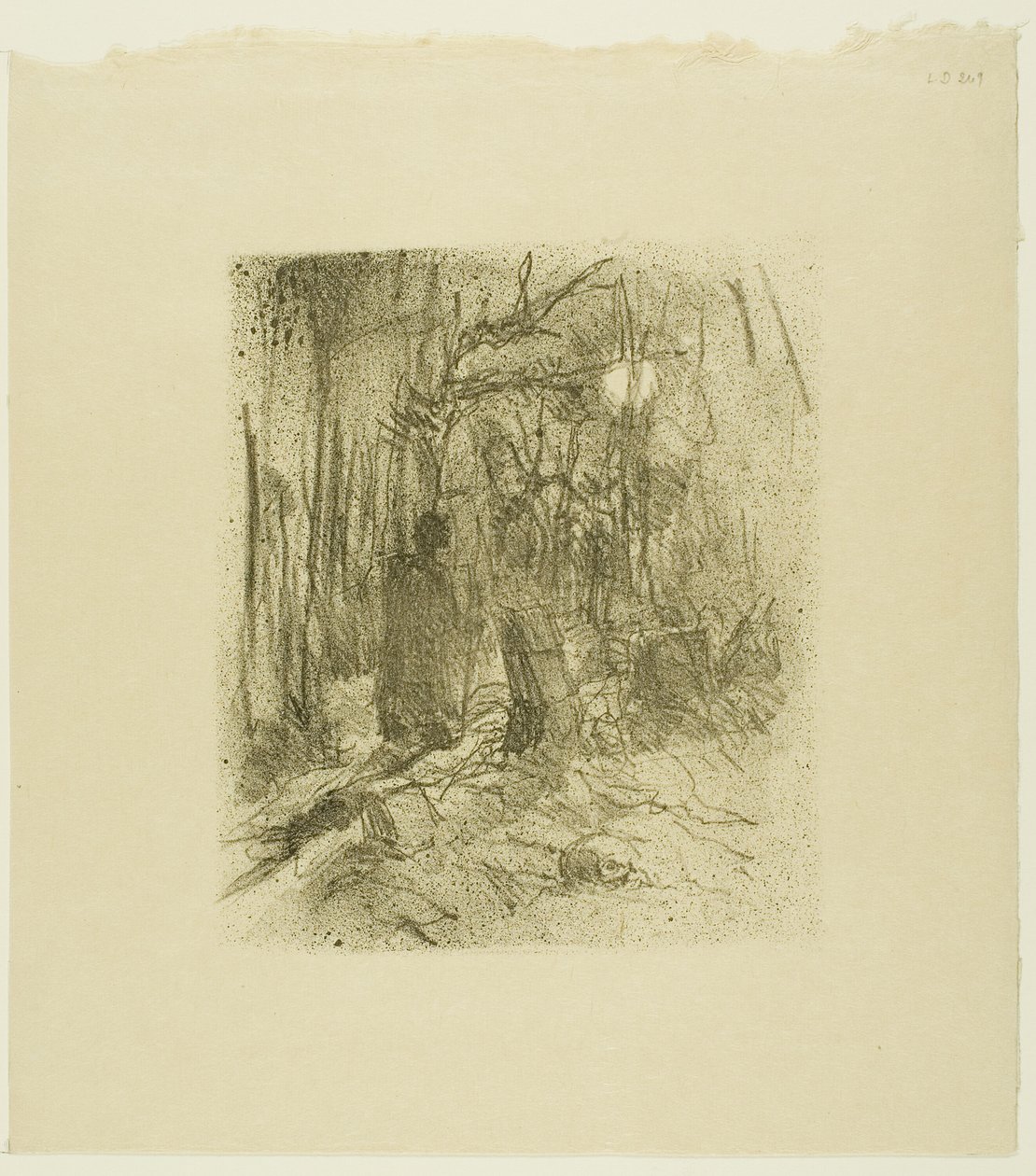 Busk kirkegård, fra Au Pied du Sinaï af Henri de Toulouse Lautrec