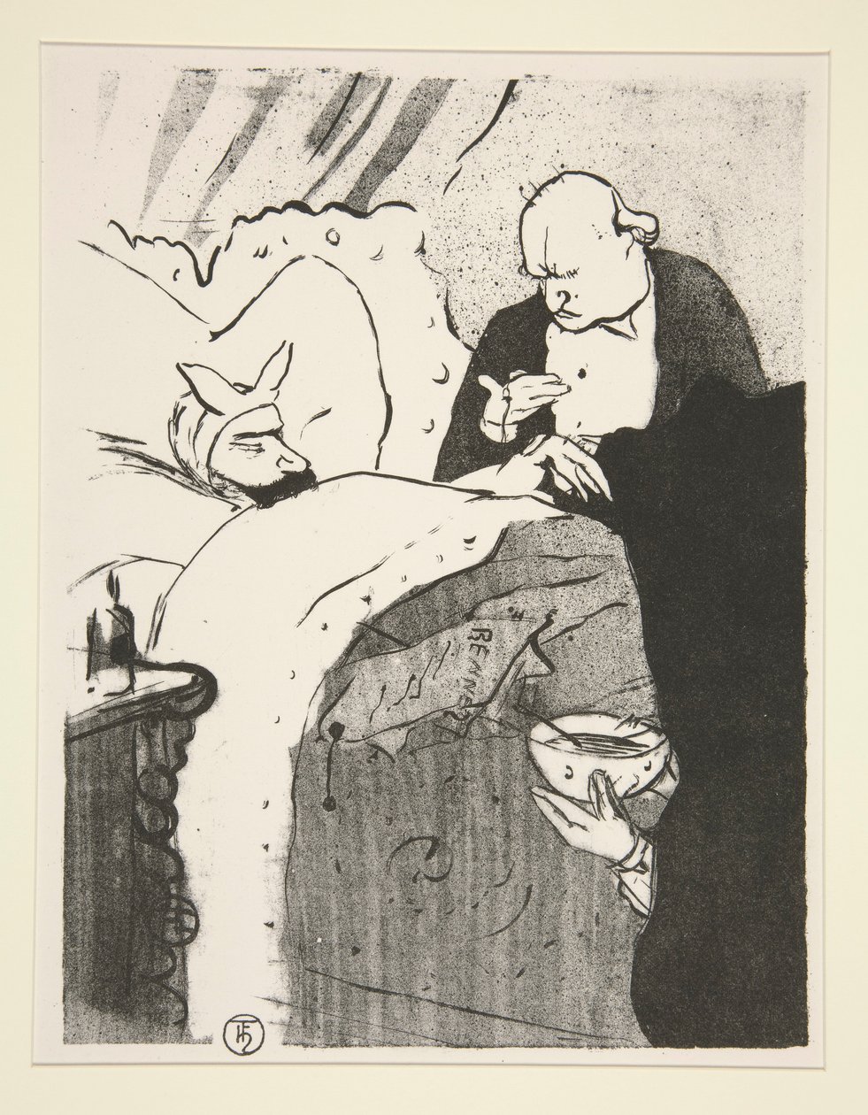 Carnot malade! (Carnot er syg!) af Henri de Toulouse Lautrec