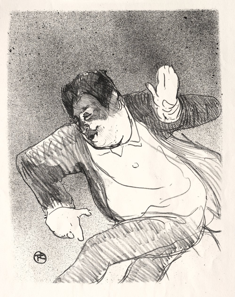 Caudieux af Henri de Toulouse Lautrec