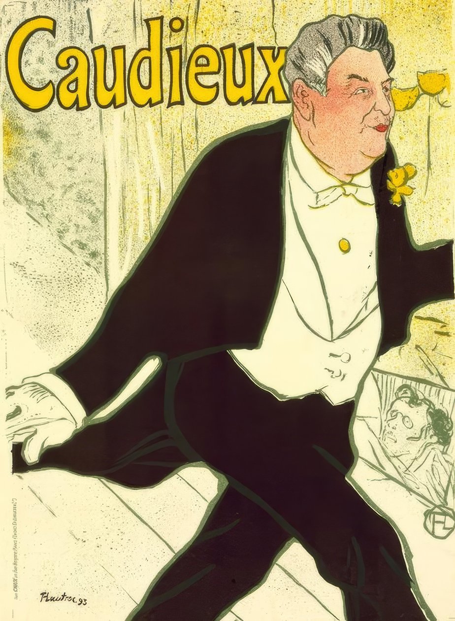 Caudieux af Henri de Toulouse Lautrec