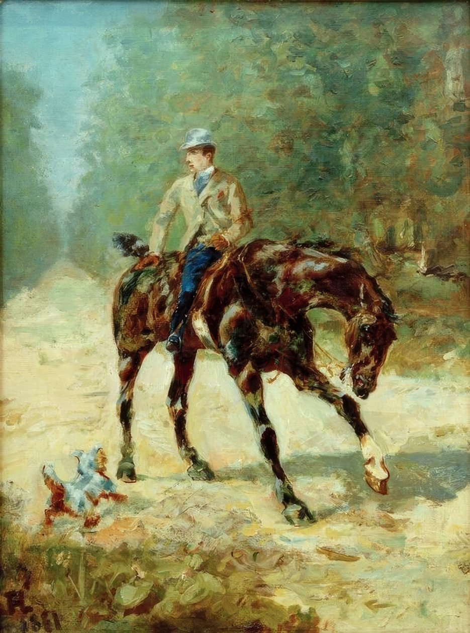 Cavalier M. du Passage af Henri de Toulouse Lautrec
