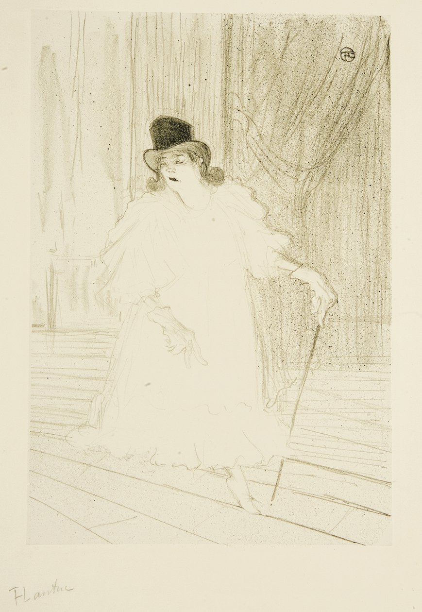 Cecy Loftus, 1895 af Henri de Toulouse Lautrec