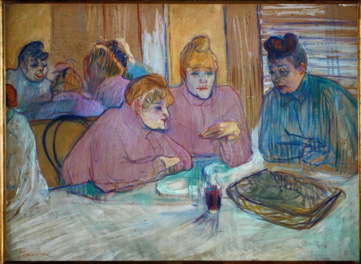 Disse damer i spisesalen af Henri de Toulouse Lautrec