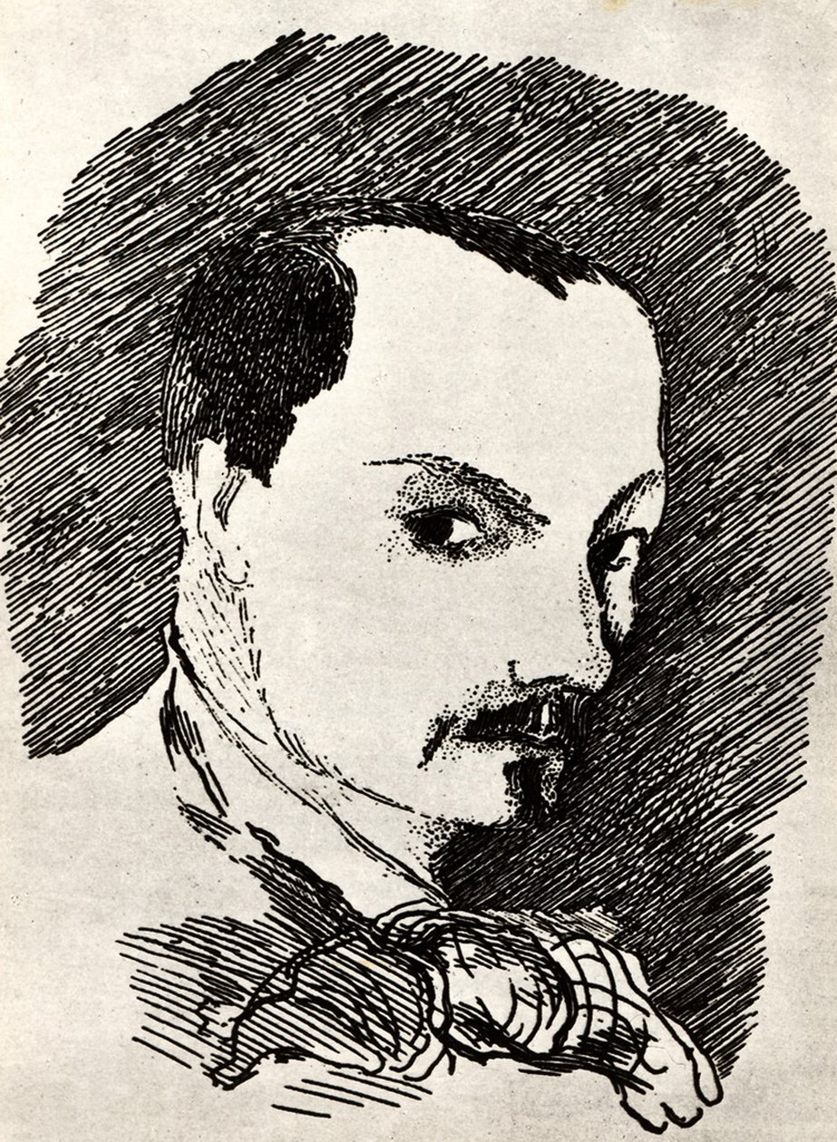Charles Baudelaire 1821-1867 af Henri de Toulouse Lautrec