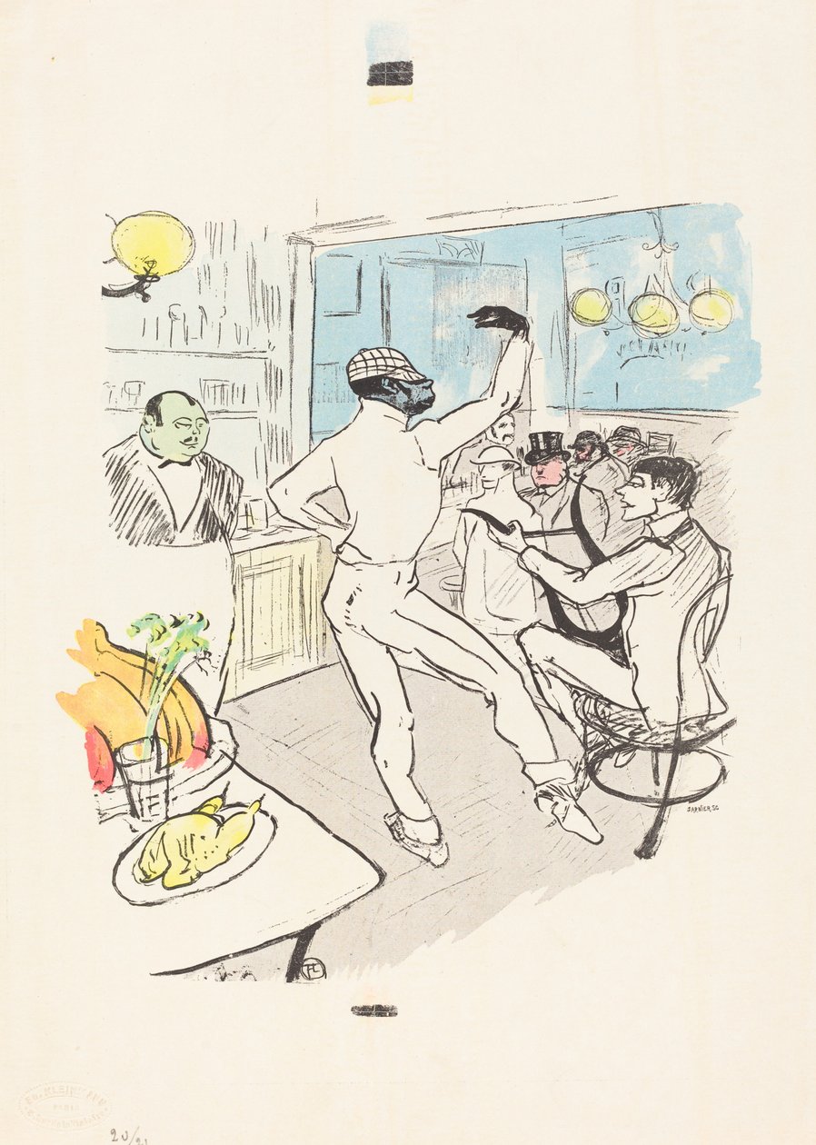 Chokoladedans i Achille Bar af Henri de Toulouse Lautrec