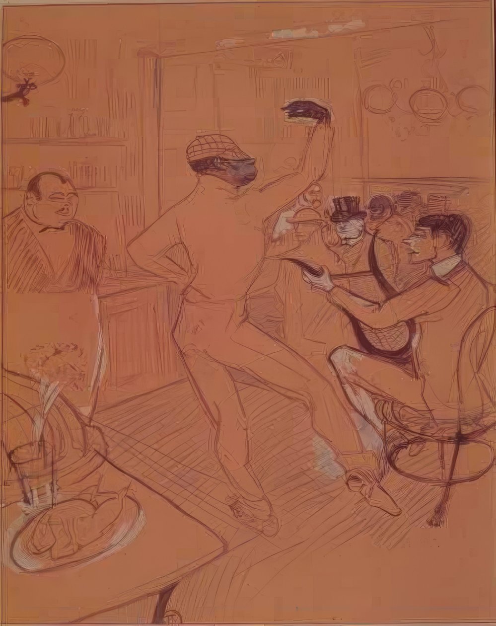 Dansende chokolade af Henri de Toulouse Lautrec