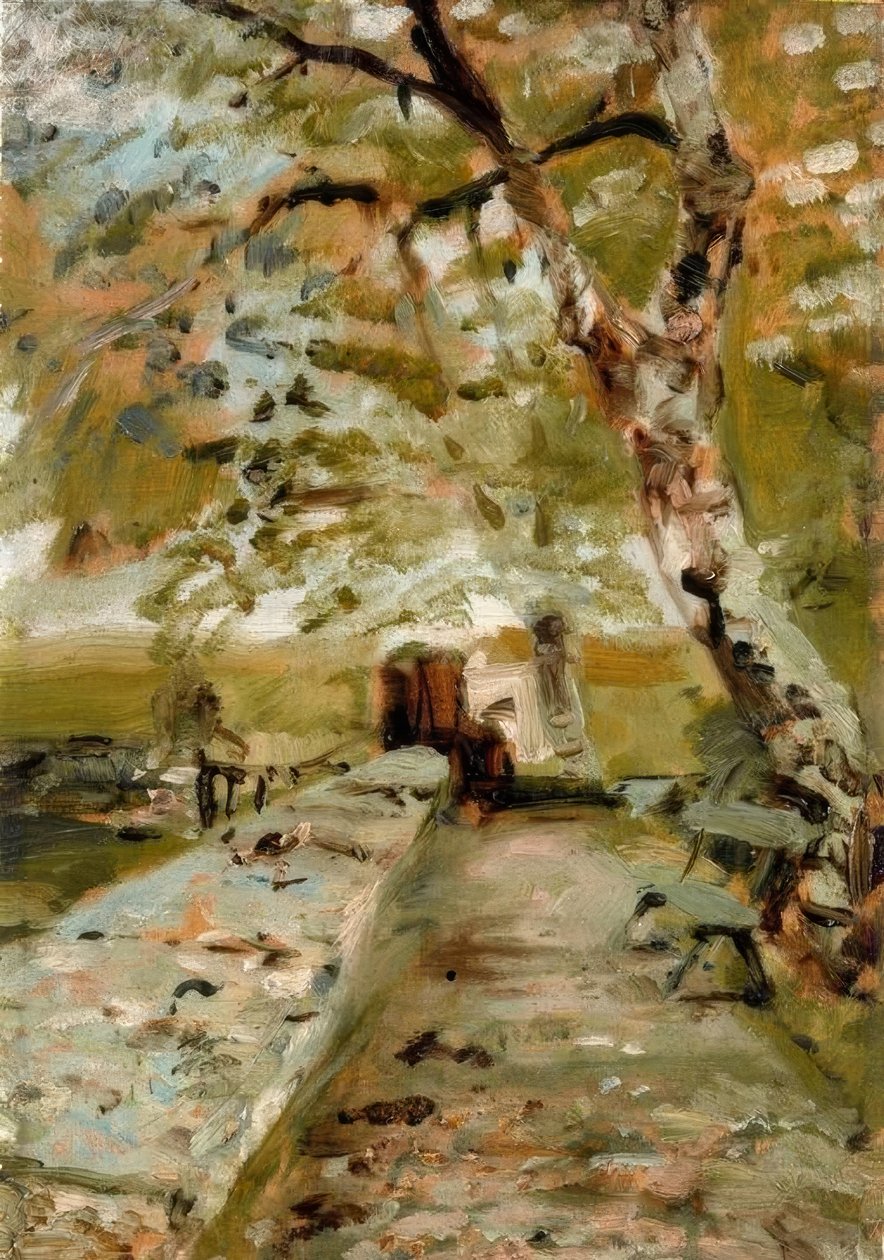 Slot i Bosc. Terrassen af Henri de Toulouse Lautrec
