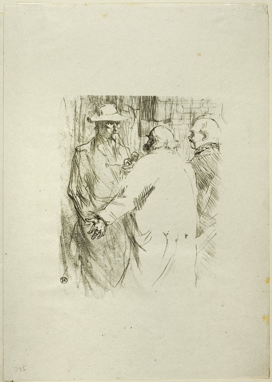 Clemenceau i Busk, fra Au Pied du Sinaï af Henri de Toulouse Lautrec