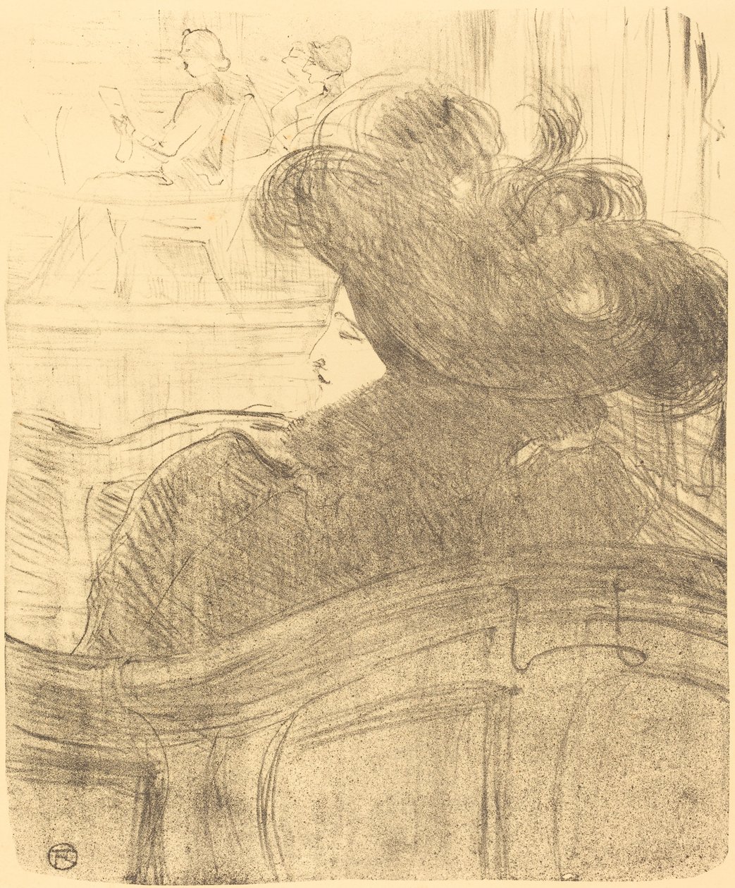 Cleo de Merode af Henri de Toulouse Lautrec