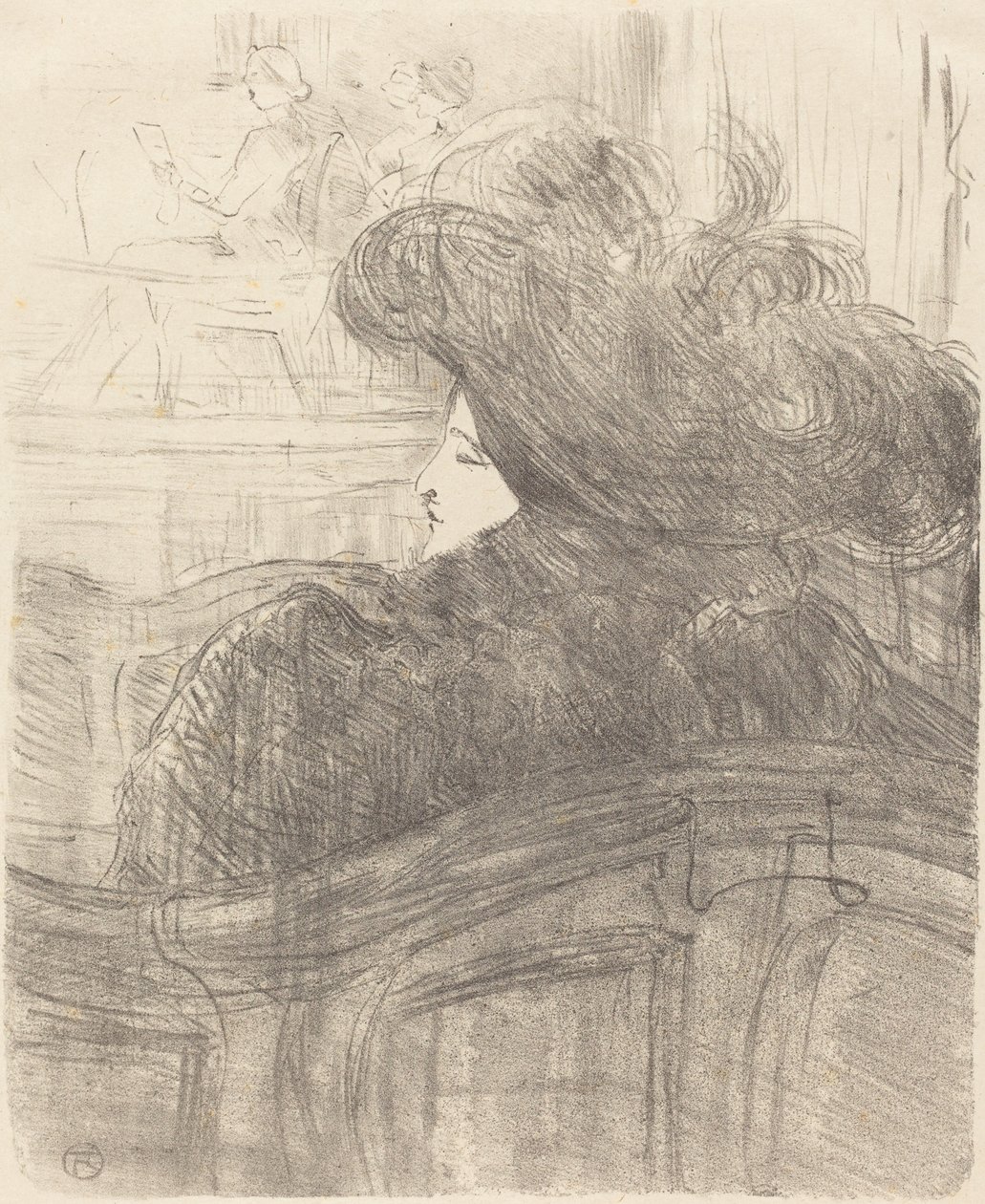 Cleo de Merode af Henri de Toulouse Lautrec