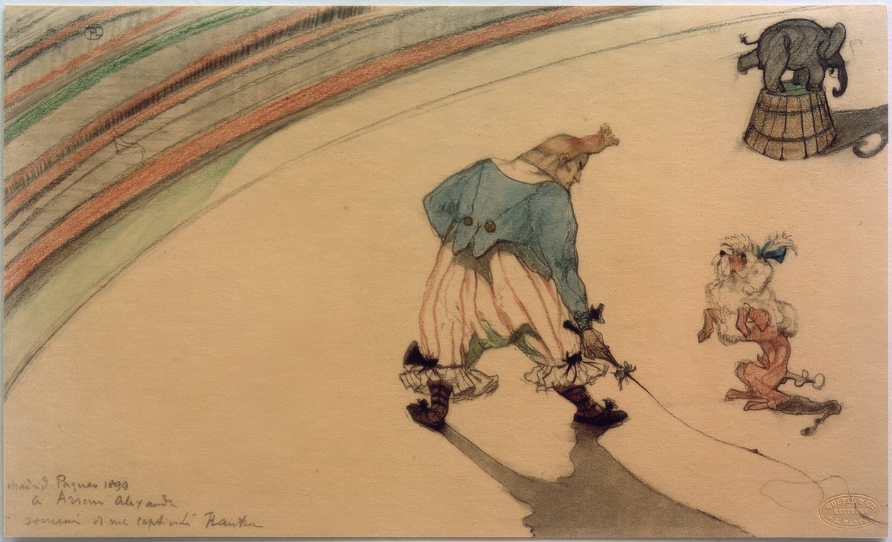 Klovn træner af Henri de Toulouse Lautrec