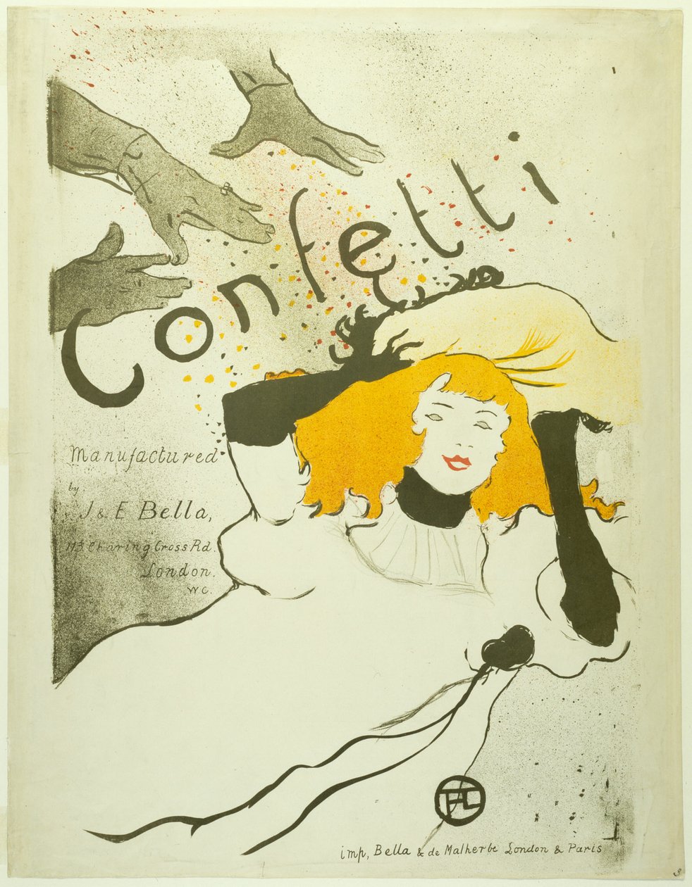Konfetti af Henri de Toulouse Lautrec