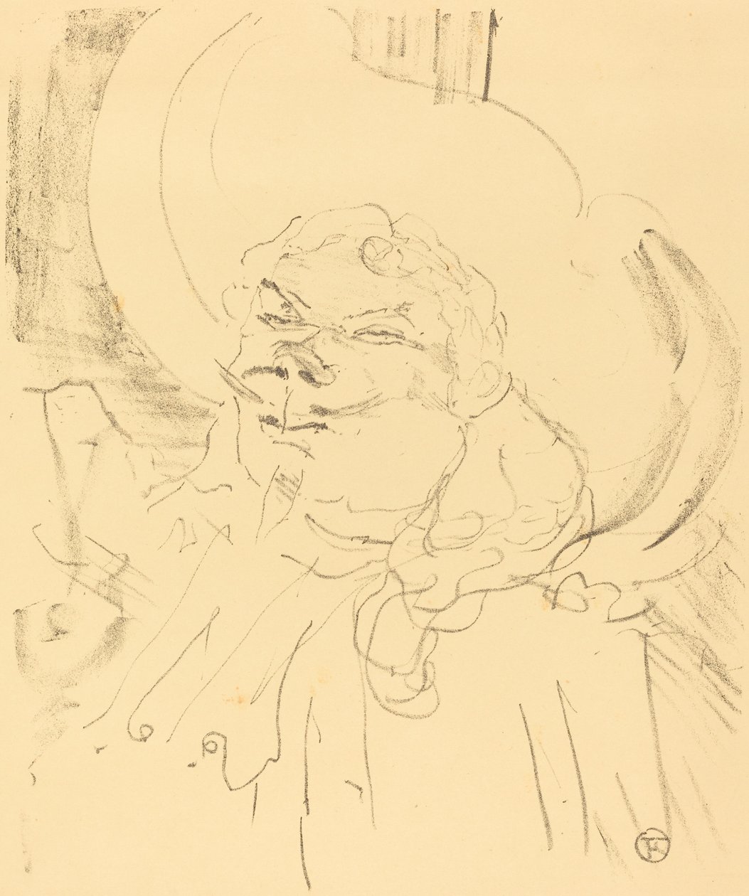 Coquelin den ældre (Coquelin aine) af Henri de Toulouse Lautrec
