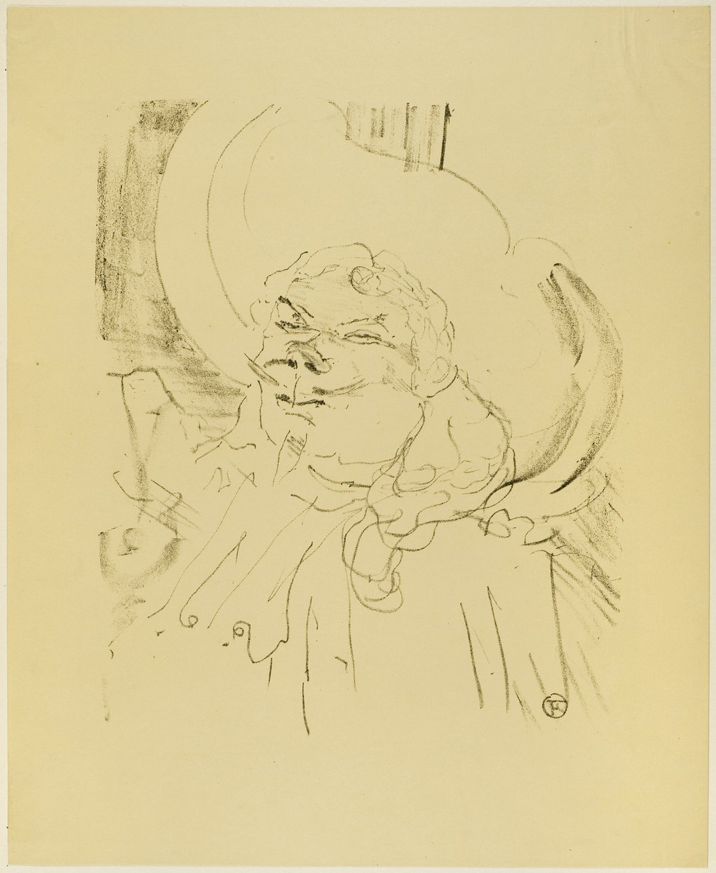 Coquelin den ældre, fra Treize Lithographies af Henri de Toulouse Lautrec